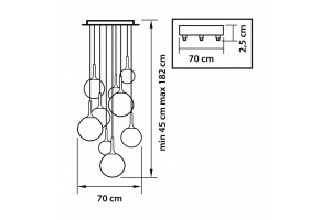 Подвесной светильник Lightstar Globo 813092 - 3
