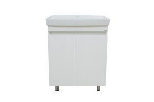 Тумба под раковину Misty Енисей 60 белая глянцевая