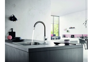 Смеситель для кухонной мойки Kludi Bingo star хром, черный (468518778) - 2