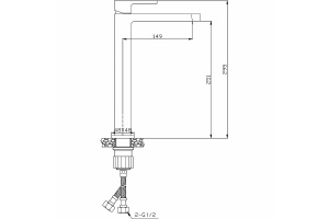 Смеситель для раковины Agger Great хром глянцевый - 3