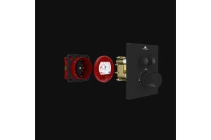 Смеситель для душа Vincea термостатический черный - 3