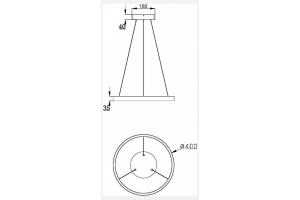 Подвесной светильник Maytoni Rim 4 MOD058PL-L22B3K - 2