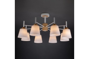 Люстра на штанге Eurosvet Fresco 70085/8 белый - 2