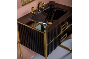 Раковина-столешница Armadi Art Monaco 80 черный - 3