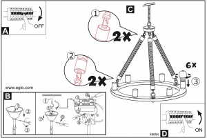 Подвесной светильник Eglo ПРОМО Findlay 49694 - 2