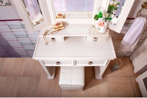 Туалетный столик Бриклаер Кантри 100 бежевый дуб прованс (4627125414138) - 3