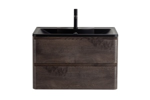 Тумба под раковину BelBagno Albano 80 темное дерево - 2