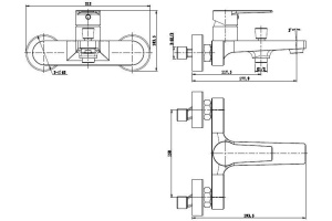 Смеситель Bien Lado BB01011805 для ванны с душем - 2