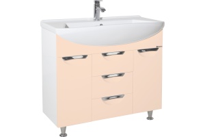 Тумба для комплекта Bellezza Альфа 90 бежевая