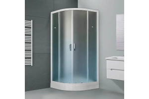 Душевой уголок Royal Bath HKD 100х100 профиль белый стекло матовое