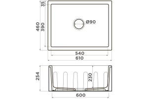Мойка кухонная Omoikiri Mikura Natceramic/olive (4997070) - 2