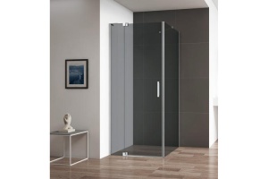 Душевой уголок Cezares Slider 100х70 хром (SLIDER-AH-1-100-70/80-GRIGIO-Cr)