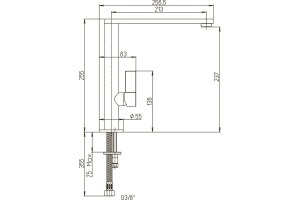 Смеситель для кухни Paini Cucina 64CR579Q90KM - 3