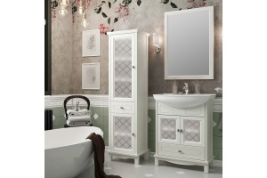 Шкаф-пенал Opadiris Омега 45 L слоновая кость - 2