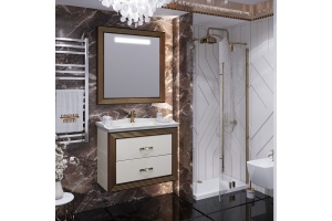 Зеркало Opadiris Карат 80 золотая патина - 3