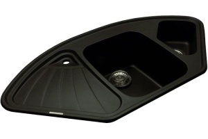 Мойка кухонная Lava A3 чёрный металлик - 2