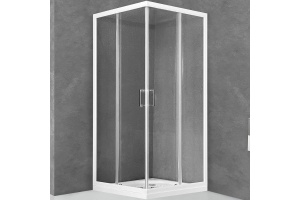 Душевой уголок Royal Bath HPD 110x100 профиль белый стекло прозрачное