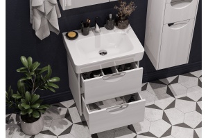 Комплект мебели Aquaton Сильва 60 светлое дерево - 2