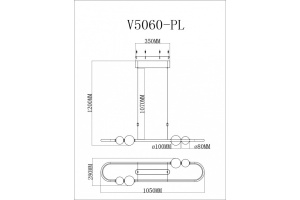Подвесной светильник Moderli Eclipce V5060-PL - 3