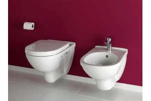 Унитаз подвесной Villeroy & Boch O'Novo 5660HRR1 alpin, безободковый - 2