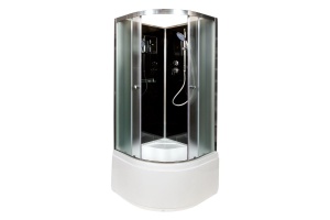 Душевая кабина Deto B 90х90 без крыши, черный (B90BLACK) - 2