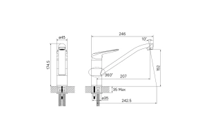 Смеситель для кухни - 3
