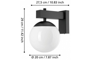 Уличный настенный светильник Eglo Bufalata 900669 - 3