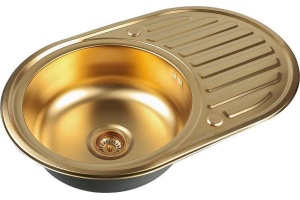 Мойка кухонная Zorg Inox Pvd SZR-7750 bronze