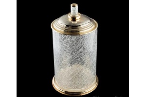 Ведро для мусора Boheme Murano crystal золотое глянцевое