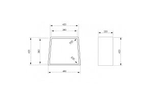 Стульчик для ванной Abber Stein белый - 2