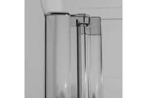 Душевая дверь Cezares Elena 110 хром стекло прозрачное - 3