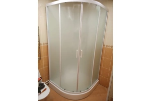 Душевая кабина Frank 110х110 белая стекло матовое - 3