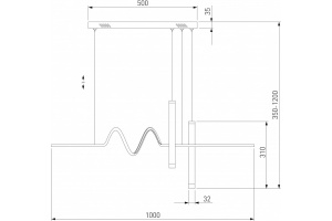 Подвесной светильник Eurosvet Brace 90267/2 черный - 3