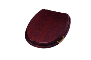 Крышка-сиденье Simas Lante LA009 орех, с микролифтом, петли бронза