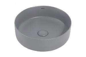 Накладная раковина Abber Bequem 36 серая матовая