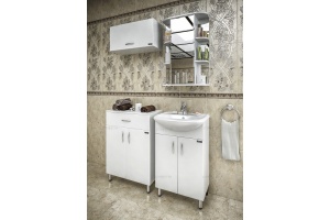 Тумба под раковину Санта Сити 50 белый - 3