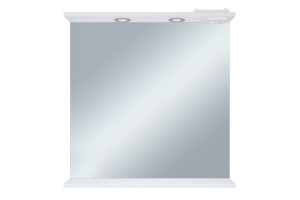 Зеркало Misty Енисей 70 с подсветкой и полкой - 2