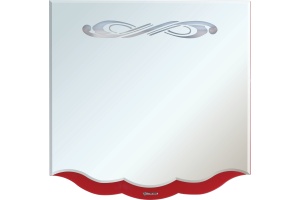 Мебель для ванной Bellezza Версаль 100 красная - 3