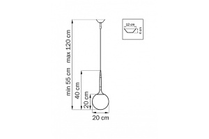 Подвесной светильник Lightstar Simple Light 803110 - 3