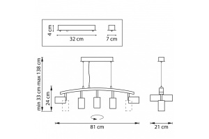 Подвесной светильник Lightstar Rullo LR735405 - 3