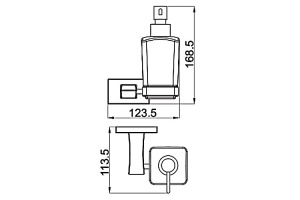 Дозатор для жидкого мыла Gappo G0727 - 2