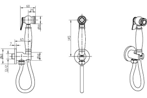 Гигиенический душ Boheme Brillante 406 - 2