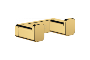 Крючок двойной Hansgrohe AddStoris полированное золото