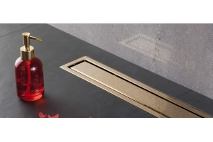 Душевой лоток Pestan Confluo Premium Gold Line 750 с решеткой - 2