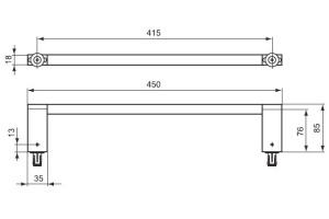 Полотенцедержатель для раковины Ideal Standard Connect (E6981AA) - 3