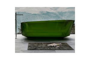 Ванна из полиэфирной смолы Abber Kristall 170х80 зеленая без гидромассажа