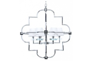 Подвесная люстра LUMINA DECO Baltimore LDP 8020-6 CHR+WT