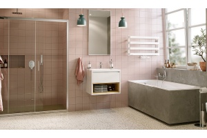 Тумба под раковину EXCELLENT Tuto 80 белый - светлое дерево - 2