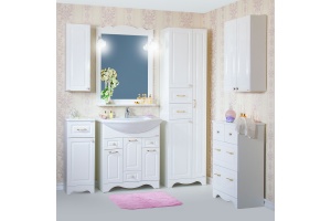 Шкаф-пенал Бриклаер Анна 52 белый - 2