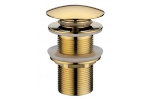 Донный клапан для раковины Boheme Matt Gold (612-MG)